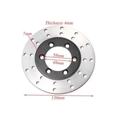 Peace Sports ATV Front Disc Rotor 130mm CENTER HOLE 48MM