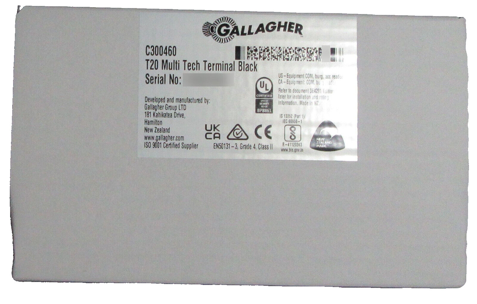 Genuine New Sealed Gallagher C300460 T20 Multi Tech Terminal Black