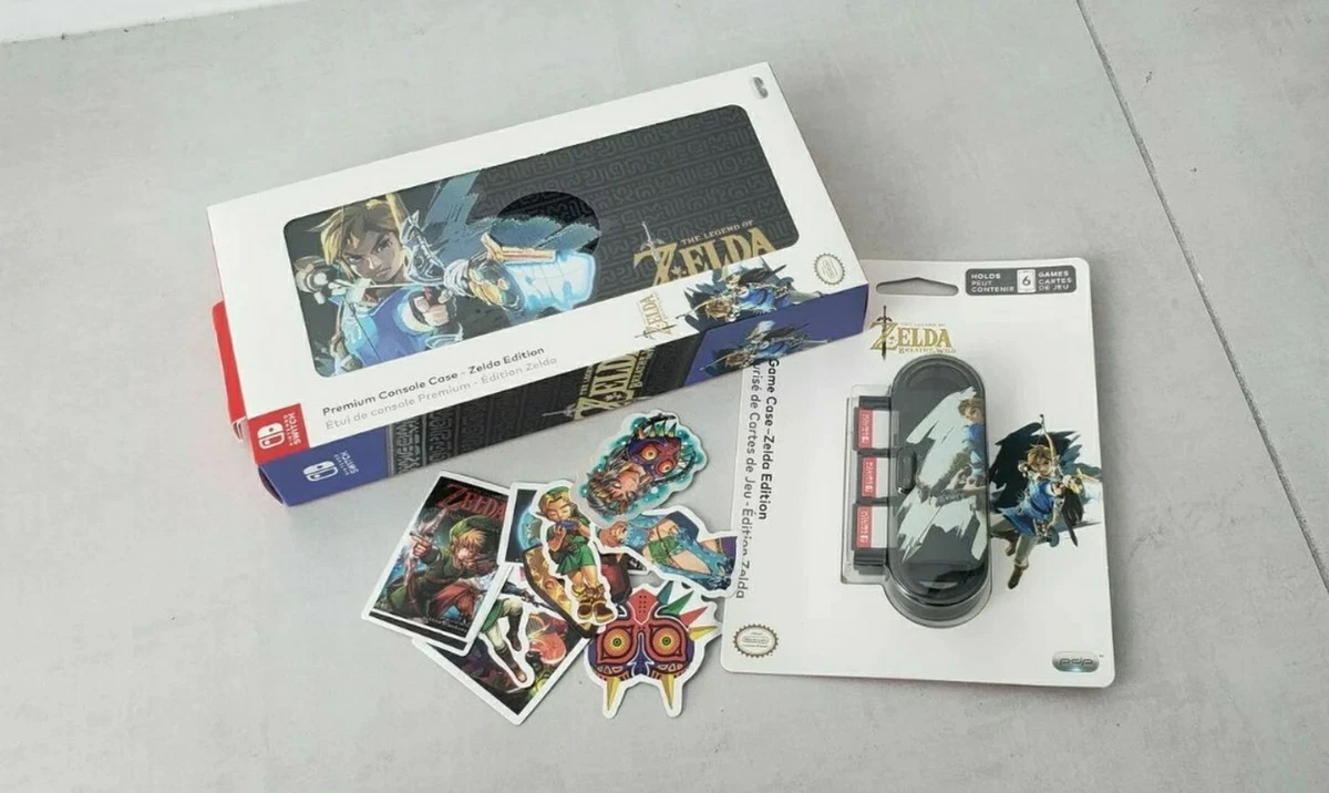 Official Nintendo Switch Carrying + game Case *ZELDA EDITION + FREE stickers!
