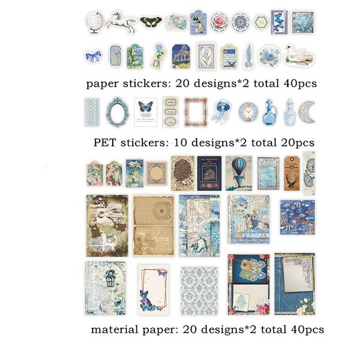 100 pegatinas de papel retro de tiempo diarios basura bala hágalo usted mismo álbumes de recortes manualidades - Imagen 9 de 28
