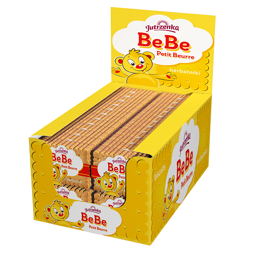 Jutrzenka BeBe Petit Beurre Herbatniki Biscuits 48x 16g Best Before APRIL 2025 - Picture 1 of 5
