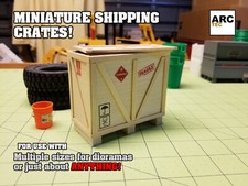 Miniature Scale Wood Shipping Crates for your...