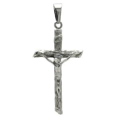 Croce Con Corona Di Spine Collana Con Catena Di Corda - Foto 3