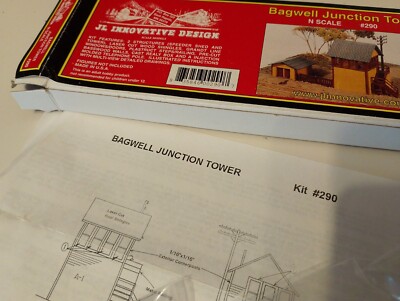 JL Innovative Bagwell Junction Tower Spur N Laser Holz und Zubehör Bausatz #290
