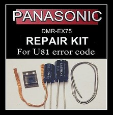 U81 error code repair kit DMR-EX75 Panasonic dvd recorder fault inc MD5001t