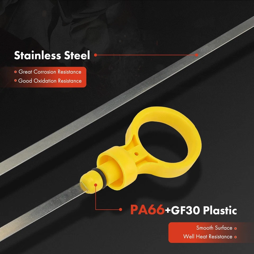 Engine Oil Dipstick for Chevy Tahoe 95-00 C1500 C2500 K3500 GMC Yukon Cadillac - Image 3 of 4