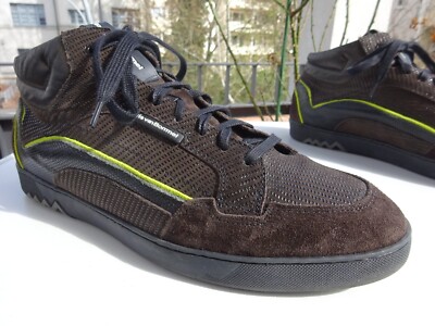 Floris Van Bommel shoes high-top sneaker leather Holland size 45 1/3 (10.5) for new