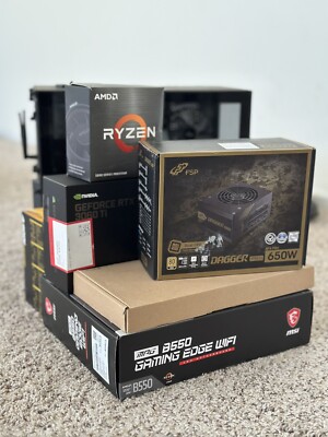 GAMING PC RGB RTX 3060ti RYZEN 5600X 1TB SSD | eBay