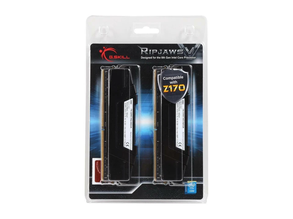 G.SKILL Ripjaws V Series 64GB (4 x 16GB) 288-Pin PC RAM DDR4 3200 (PC4 25600) In - Image 3 of 3