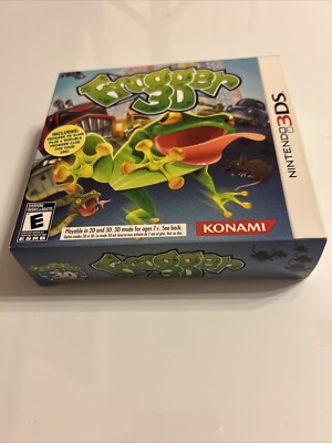 BIG BOX Frogger 3D BUNDLE (Nintendo 3DS, 2011) With Case