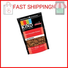 KIND HEALTHY GRAINS Granola, Healthy Snack, Dark Chocolate Granola Clusters, 10g