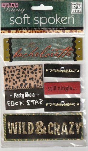 RARE! MAMBI Soft Spoken Urban Bling 3D BACHELORETTE Theme 93436 Fast FREE Ship! - 第 1/1 張圖片