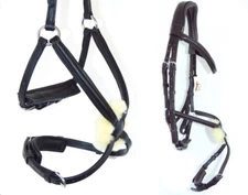 FSS Anatomical MonoCrown Grackle Bridle Shaped Padded Mexican Figure 8 Freeway 