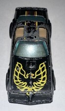 Hot Wheels Hot Bird Trans Am 1977 Black Gold Rims Blackwall - Made In Hong Kong