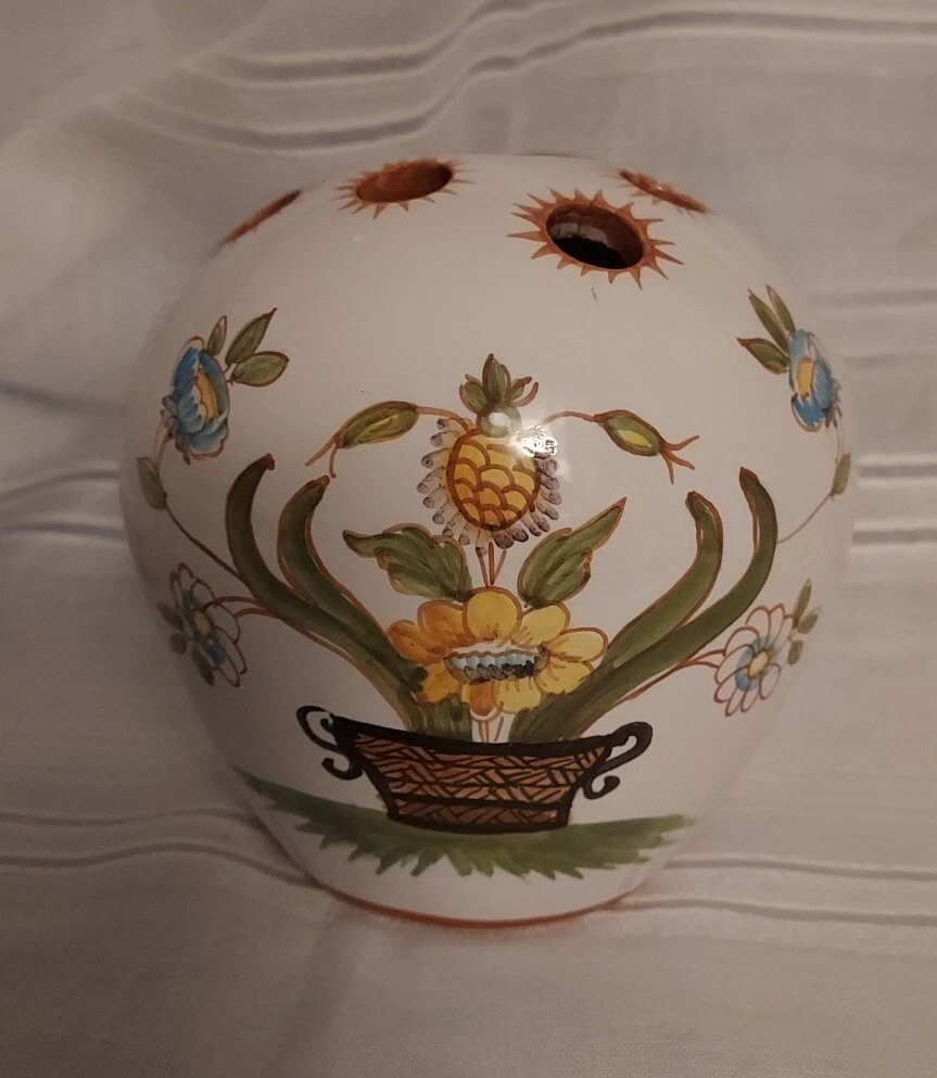 Vase pique-fleurs vintage en céramique : le n°1 Parfait
