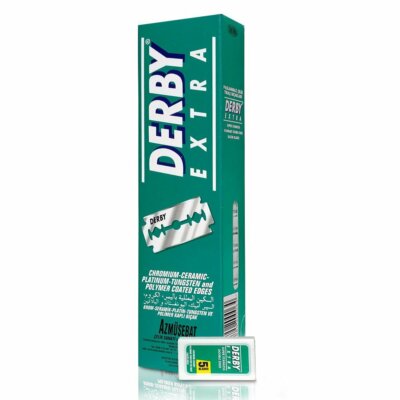 Derby Extra Standard Double Edge Safety Razor Blades, 100 Count
