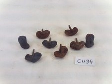 Anciens clous acier tête bossette (16) pour sabots de bois, brodequins (CU94)