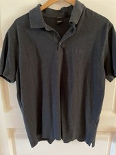 Hugo Boss XL charcoal gray polo cotton