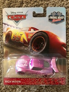 カーズ、ミニカー、マテル、RICH MIXON FIREBALL 、4番、90番 カーズ