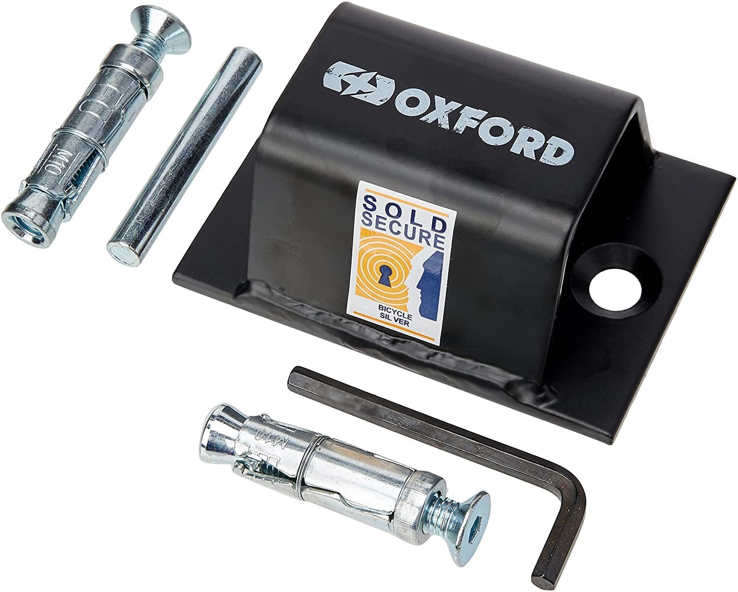 Oxford - Ancoraggio da Terreno 10 per Pavimenti E Pareti - Colore Argento (g4I)