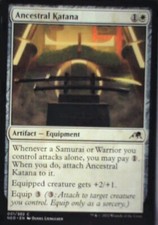 Ancestral Katana - Kamigawa: Neon Dynasty: #1, Magic: The Gathering Nm R139