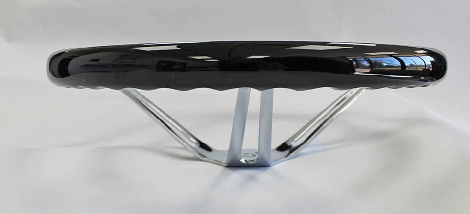 Volante Fairlane Ranchero Galaxie 500 1965-1969 madera negra 15" alto brillo Foto 4 de 4