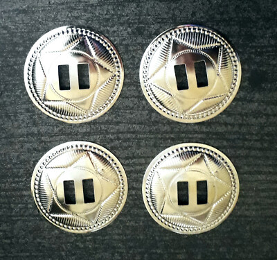 SET á  4  x  Conchos Conchas Biker  Western Indianer Nieten 38 mm