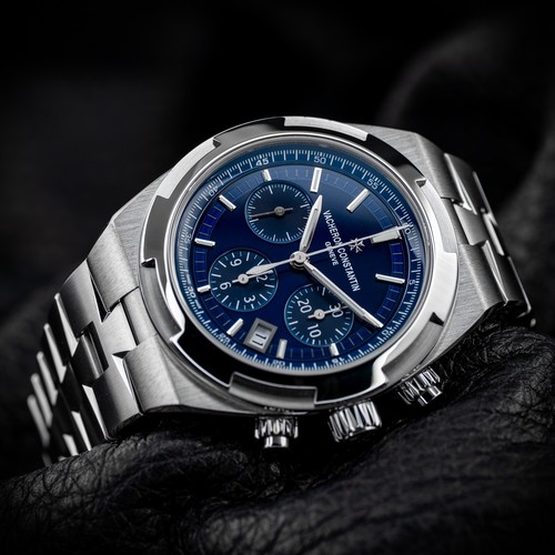 Vacheron Constantin Overseas Chronograph 42mm Blue Dial 5500V/...