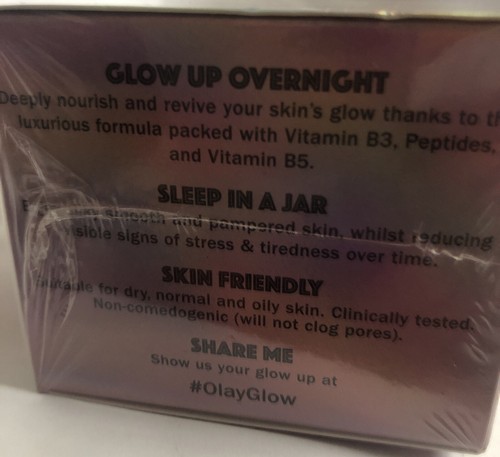 Olay Glow Regenerist Overnight Face Mask With Vitamin B3 + Peptides/50ml/ - Picture 12 of 18