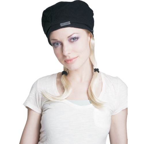 Cappello In Bambù Per Chemioterapia – Nero, Traspirante, Morbido, Taglia Unica – Uomo E Donna – Copricapo Per Giorno E Notte