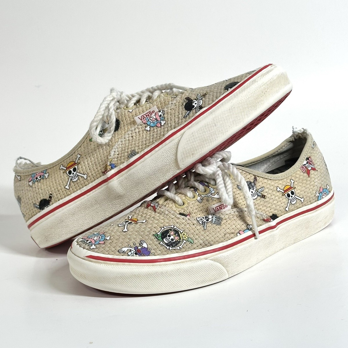 Vans One Piece Authentic Nami Straw Hat Crew Shoe Sneaker Men Womens