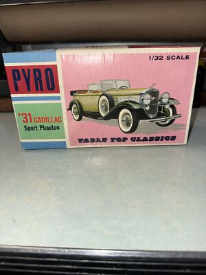 1931 Cadillac Sport Phaeton ''Table Top Classics''  1/32nd Scale kit by PYRO