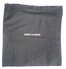 YSL Yves Saint Laurent Lined Dust Bag Black, 11"x12"