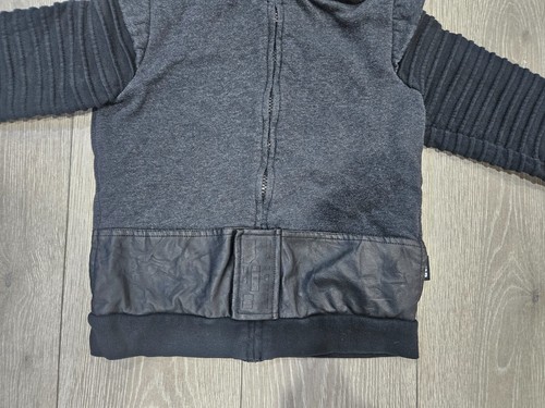 Disney Star Wars Boys' Dark Gray Full Zip-Up Hooded Jacket size 5/6 - Picture 3 of 7