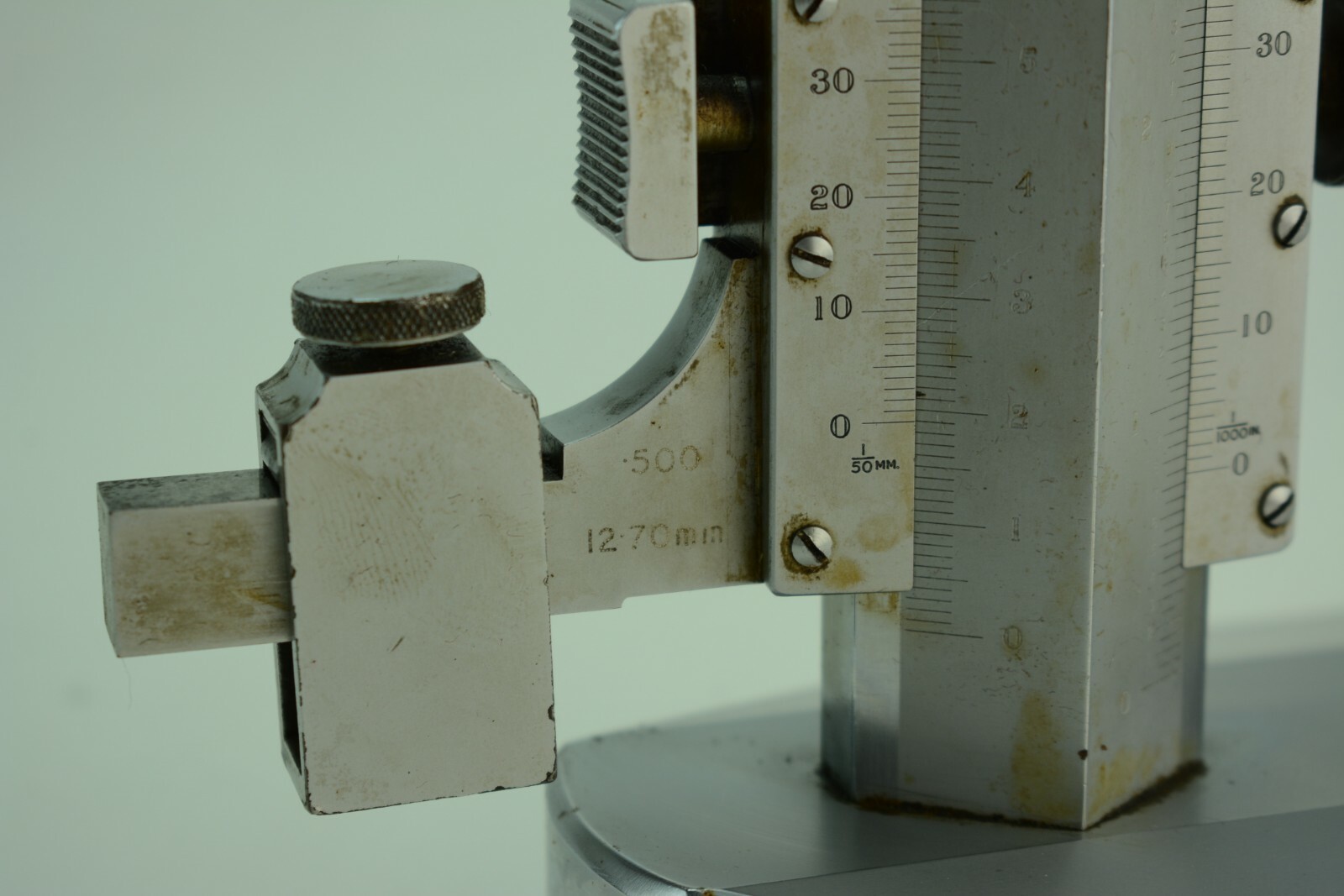 BENSON BRADFORD VERNIER HEIGHT GAGE METRIC 51cm ,INCH 20" INSPECTION