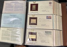 22 kt Golden Replicas Of United States Stamps - 1984 & 1985 Build Your Bundle
