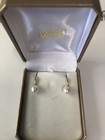 Angus & Coote 9ct Gold Freshwater Pearl Drop Earrings