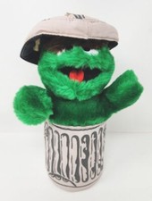 Vintage Sesame Street Plush Oscar the Grouch Plush Applause Jim Henson 11" BB32