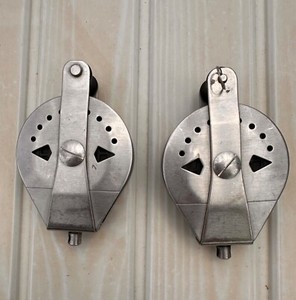 (2) IFL Oxen Blocks Self Cleating with Becket 76B S1 3" Sailboat /Catamaran