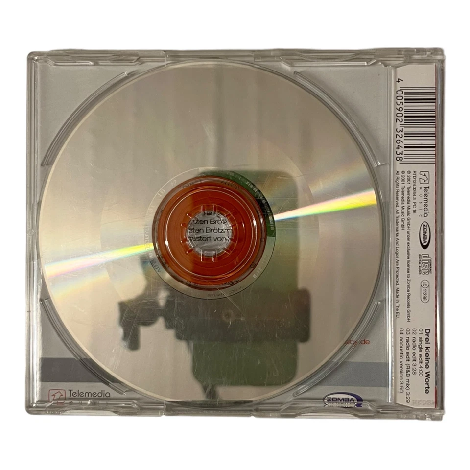 Drei kleine Worte von Die 3. Generation | CD | 2001 - Bild 2 von 2