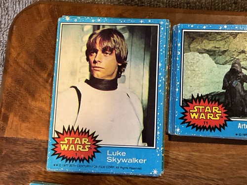 1977 Star Wars Blue Series 1 Complete Set 66 Cards Topps Rare Vintage! EX + - Picture 5 of 10