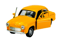 Welly Syrena 105 Gelb 1:34 Die Cast Metal Neu Im Kasten