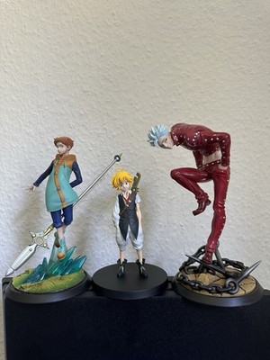 The Seven Deadly Sins Figuren-Set 3-tlg. Ban & Meliodas mit Standfuß/Sockel