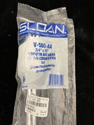 Sloan V-500-AA 3/4'' x 15'' Vacuum Breaker Flush Connection for Sloan Flushometer