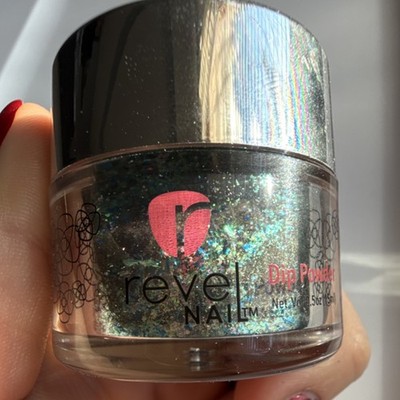 Revel Nail Dip Powder -Constellation SPACE-TK-4  Glitter Slightly Used 0.5 oz
