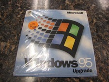 Rare Vintage Microsoft Windows 95 Upgrade CD-ROM W/Product Key - JD494 - New