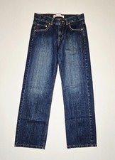 Levi's 550 Kids Jeans Blue Denim 100 Cotton Relaxed Fit Straight Leg 12 26x26
