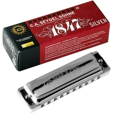 SEYDEL Blues Silver 1847 Harmonica Low Db
