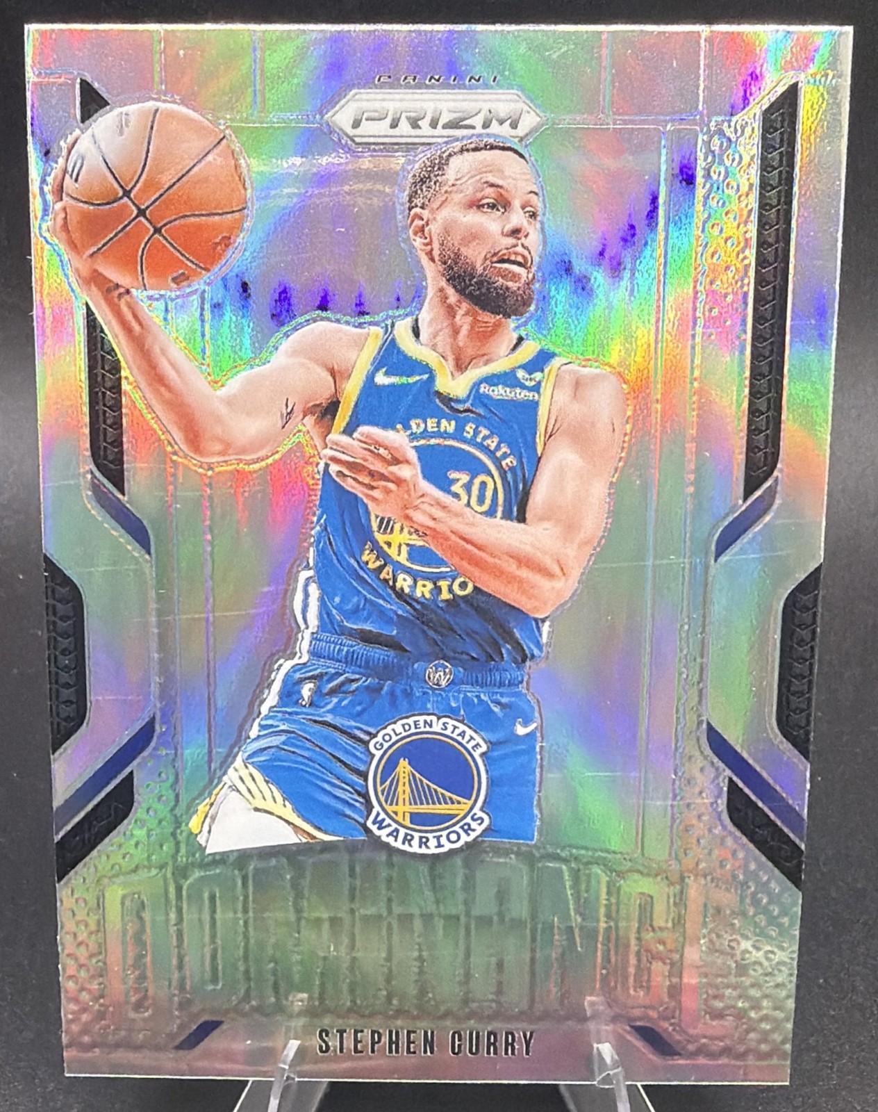 Stephen Curry 2024-25 Panini Prizm #21 Dominance Silver Warriors