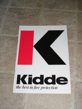 Walter Kidde Vintage "Kidde" the best in fire protection" UK brochure circa1960